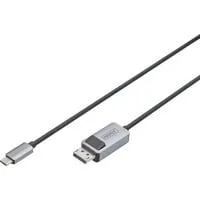USB4 Gen 2x2 Adapterkabel USB-C > DisplayPort schwarz/grau, 2 Meter