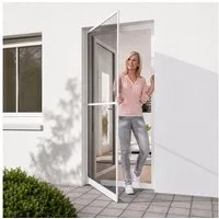 New Home Fliegengitter-Gewebe Insektenschutz-Tür 210x100 Mückenschutz Fliegenschutz Terrassentür