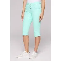 SOCCX Jeansshorts mit sichtbarer Knopfleiste