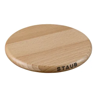 Staub Specialities Untersetzer magnetisch 16 cm, rund, Buche
