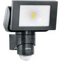 steinel Außen-Wandleuchte Steinel LED Strahler LS 150 S Schwarz mit Sensor, Inkl. Leuchtmittel, Mit Bewegungsmelder nicht dimmbar