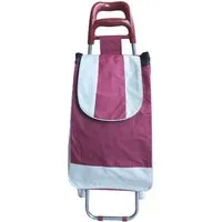 Michelino Einkaufstrolley fahrbare Einkauftasche Einkaufswagen Trolley Einkauf-Wagen, zusammenklappbar, ergonomisch geformter Griff