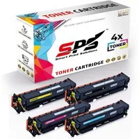 SPS Tonerkartusche 4x 203X Set Kompatibel für HP Color Laserjet Pro MFP M281FDW Toners, (4er Pack)