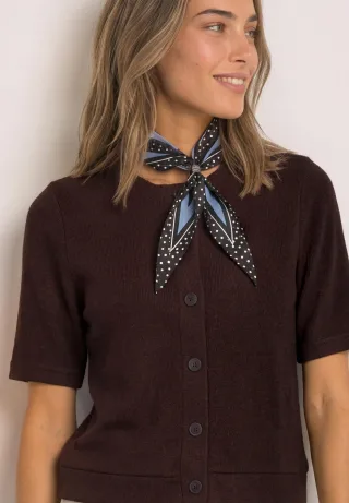 Street One - Bandana mit Ring zum Stylen northern blue - Gr. - One size