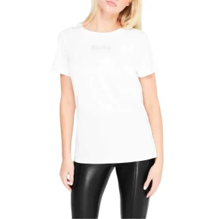 Hugo Boss - T-Shirt für Damen, Logo (Weiß)