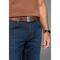 Man's World Koppelgürtel mit zeitloser mattsilberne Koppelschließe bis Gr. 135 - NEW