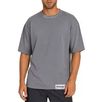 Reichstadt Oversize-Shirt Herren Relaxed Fit Kurzarmshirt 23RS041 mit Stitching am Kragen