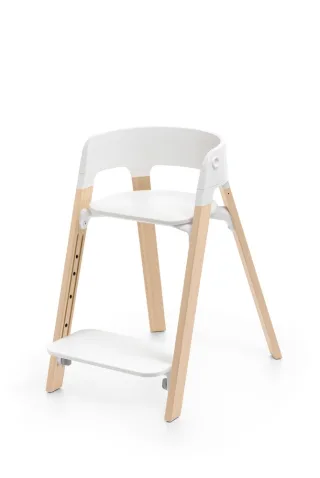 Stokke Hochstuhl Steps White Natural