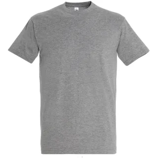 SOLS Mens Imperial Heavyweight Short Sleeve T-Shirt (Grau meliert)