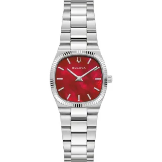 Bulova Super Seville Mini Silber Damen Armbanduhr 96L354