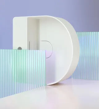 LAUFEN Aufsatz-Handwaschbecken Sonar 1 Hahnloch, mit Überlauf 410x420 weiss, H8163410001041 H8163410001041
