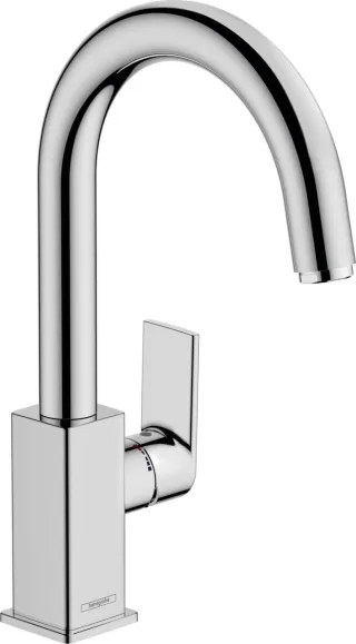 Hansgrohe Waschtischmischer 210 Vernis Shape Schwenkauslauf chrom, 71564000 71564000
