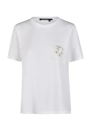 Marc Aurel - Shirt mit Tasche white - Gr. - 36