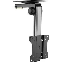 RICOO TV-Deckenhalterung TV Deckenhalter 13"-33" bis 20Kg für LCD / LED / Plasma Monitor D0111, (bis 33 Zoll, VESA 75x75 bis 100x100, 1-tlg., sufenlos ein- / ausklappbar, Frontplatte in der Höhe verstellbar, für Decke Dachschräge, +/-45° schwenkbar, 