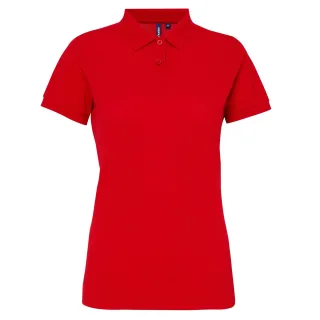 Asquith & Fox - Polo-Shirt mit kurzen Ärmeln - Damen (Leuchtend Rot)