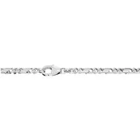 HOPLO Silberkette Silberkette Dollar Kette Länge 45cm - Breite 3,7mm - 925 Silber, Made in Germany