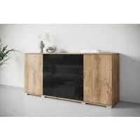 OTTO home Sideboard Kenia, Kommode für das Schlafzimmer/Wohnzimmer (1 St), Modernes Sideboard mit 3 Schubladen und 4 Fächern, Breite 150 cm