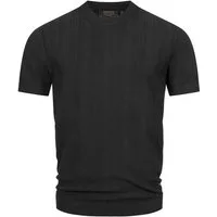 Indicode T-Shirt Herren INVarson Shirt Tee Herrenshirt mit vertikalem Strickmuster für eine stilvolle Optik