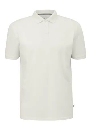 Q/S designed by - Poloshirt aus Piqué weiß - Gr. - XXL