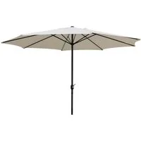 Gardissimo Sonnenschirm New Sunny 400 cm / 4 m Marktschirm / Kurbelschirm, mit Kurbel / wasserabweisender und abnhembarer Bezug / UV 50+
