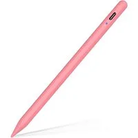 LA CUTE Eingabestift Stylus Pen für iPad mit USB-C, Magnetischer Eingabestift, Pencil (Stylus Pen Set mit Ladekabel & Ersatzspitzen für iPads, Enthält Stylus Pen, USB-C Ladekabel, 3 Ersatzspitzen) Kabelloses Laden, Magnetische Befestigung, Kippfunkti