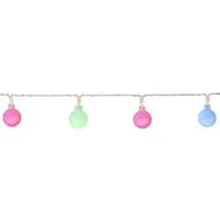 STAR TRADING LED-Lichterkette Globini, 20-flammig, mit Wintersolarpanel, inkl. Akku, outdoor, Vierfarb-Karton
