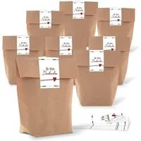 Logbuch-Verlag Papierspitztüten 5 kleine Gastgeschenk Verpackung Geschenktüte Tüte Papiertüte 16,5 x