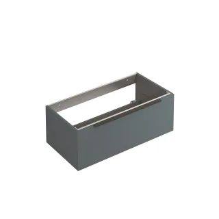 KLUDI-ICOS Wandhalter Waschtischunterschrank 100 x 50 H35 cm Matt Teal Blue 50S100O3