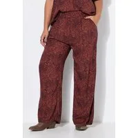 Studio Untold Schlupfhose Palazzohose wide Legs Croco-Print