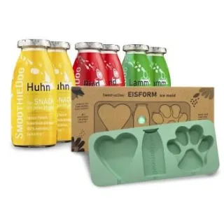 SmoothieDog Klassik 6x 250 ml + Eisform