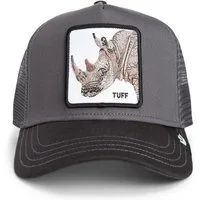 GOORIN Bros. Trucker Cap Goorin Bros. KIDS Trucker Cap The Tuff Rhino Mini Black/Charcoal (Basecap, Basecap, Meshcap, Trucker Kappe) Bedruckte Innenseite