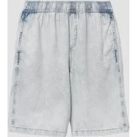 s.Oliver Jeansshorts Jeans-Hose Bermuda-Jeans / Loose Fit / Low Rise / Wide Leg