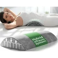 Well B4 Keilkissen Lendenkissen für Bett und Sofa, Lendenwirbelstützkissen, zur Rückenstütze im Liegen, Lordosenkissen für den unteren Rücken, Lendenstützkissen, Lendenwirbelkissen