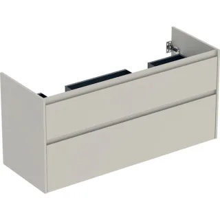 Geberit Ersatzteile Unterschrank für Doppelmöbelwaschtisch, 2 Schubladen B:130cm, 246354DB1 246354DB1