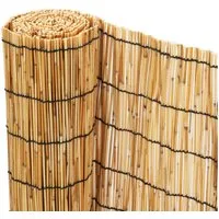 Ribelli Balkonsichtschutz Schilfmatte Sichtschutzmatte, Zaunsichtschutz 80/90/100 x 300/400/500 cm