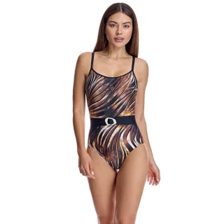 W251281 Rundhals-Badeanzug für Damen