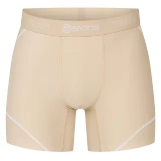 Skins - "Dynamic Team" Kompressions-Shorts für Herren (Cremefarbe)