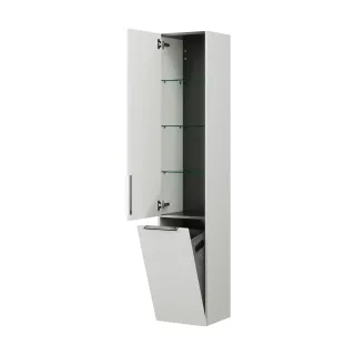 Burgbad Hochschrank Eqio 1760x350x320 Weiß Hochglanz, HSRF035LF2009 HSRF035LF2009