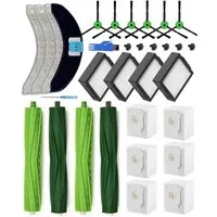 VERCO Reinigungsbürsten-Set Reinigungskit für iRobot, Roomba Combo J7 Plus, J9 Plus, (26-tlg), Ersatz Teile Set Wartungskit Filter Seitenbürste Zubehör Bürste