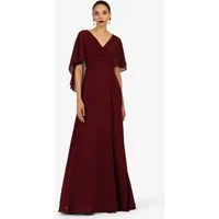 Kraimod Abendkleid mit Flügelärmeln & Falten-Top