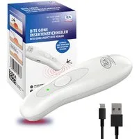 IEA Medical Insektenstichheiler CH3000B USB-C - Medizinprodukt, wiederaufladbar, 2 Programme, Wärmeanwendung, bis zu 200 Anwendungen pro Ladung, ohne Chemie