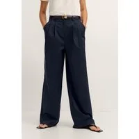 bugatti Chinohose mit weitem Bein aus Stretch-Baumwolle