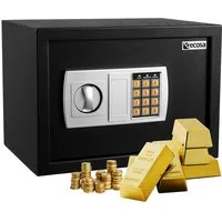 ecosa Möbeltresor EO-5060, Automatische Sperre,Batteriebetrieben,mit Alarm,Notfallschlüssel