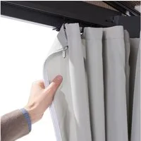 Leco Pavillonseitenteil Ersatz-Seitenvorhänge, 4er-Set, (für "Terrassenüberdachung Melanie (13670114)
