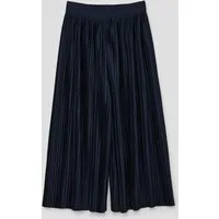s.Oliver Culotte Leggins Plissierte Hose mit Wide Leg