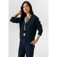 Aniston SELECTED Strickjacke mit Zopf- und Rautenmuster
