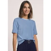 STREET ONE T-Shirt mit Rundhalsausschnitt