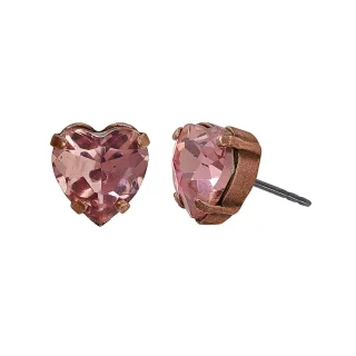 konplott - Ohrstecker - Hearts for Us pink
