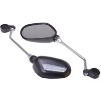 Gravidus Fahrradreflektor 2er Fahrradspiegel Lenkerspiegel mit Reflektor