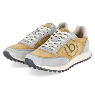 Bugatti Low Sneaker - Gr. 40 - Gelb - Leder & Textil